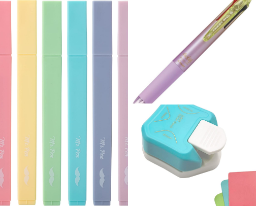 Pretty Page Essentials for Planners, Journals, Notebooks & Calendars cover photo collage