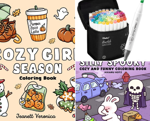 Things You'd Find In My Coloring Box cover photo collage
