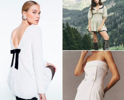 White Dresses cover photo collage