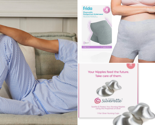 Postpartum favorites cover photo collage