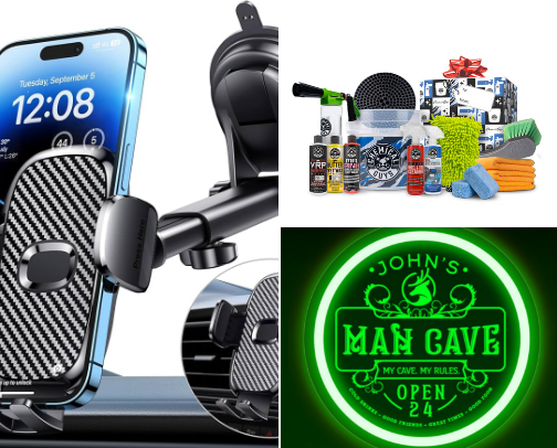 Christmas Gift Ideas for Him cover photo collage