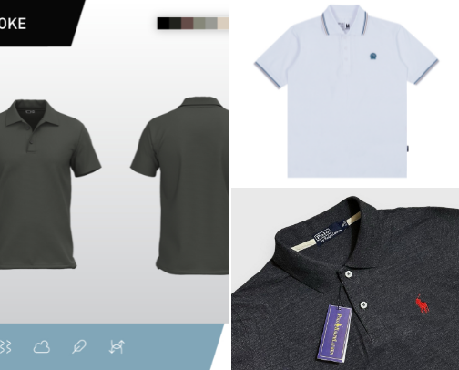 Rekomendasi Kaos Polo lengan pendek cover photo collage