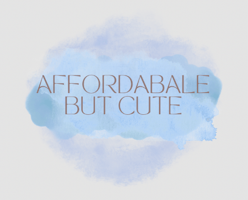 Affordable BUT Cute! cover photo collage
