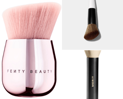 Makeup brushes favorites cover photo collage