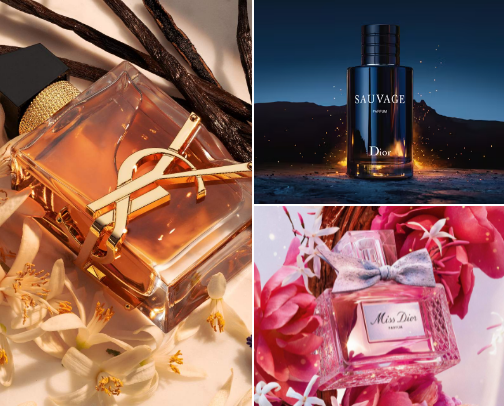 Best parfumes ✨ cover photo collage