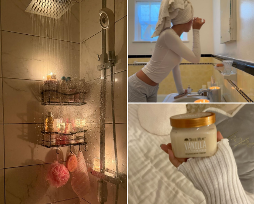 Everything my everything shower involves… 🛁 cover photo collage
