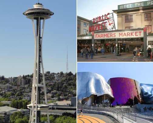 Seattle, Washington cover photo collage