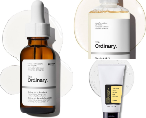 My skin care holy grails cover photo collage