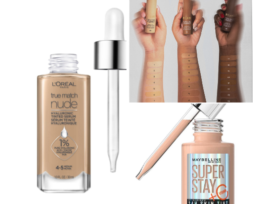 Best skin tints💄 ✨️ cover photo collage