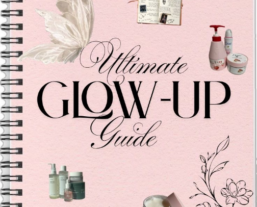 The "Glass & Gloss" Skin Prep (Glow-Up Essentials) cover photo collage