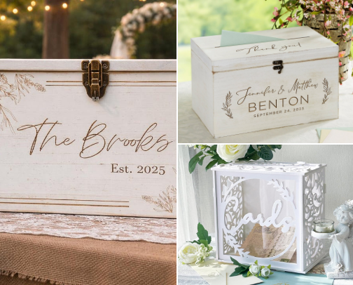 Wedding Cardboxes cover photo collage