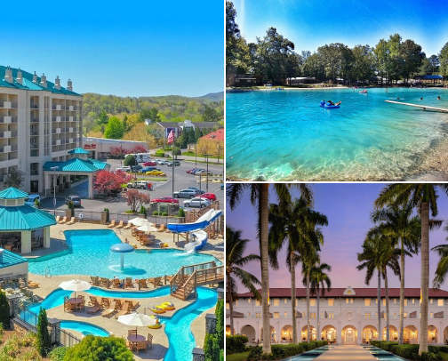 Vacation and outdoor activities cover photo collage