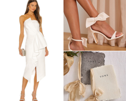 Bridal whites cover photo collage