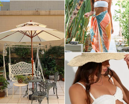 Must Have beach essentials cover photo collage