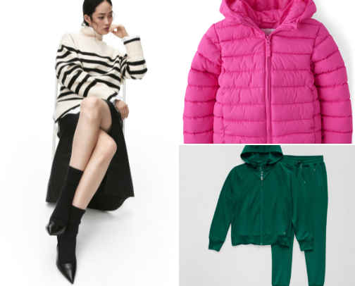 Affordable winter wear for adults and kids. cover photo collage