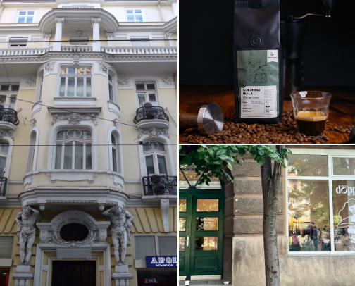 The Best Coffee Shops in Sofia, Bulgaria cover photo collage
