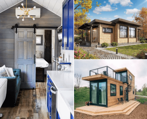 Prefab houses in accordance with the modern way of life!!!🏡 cover photo collage