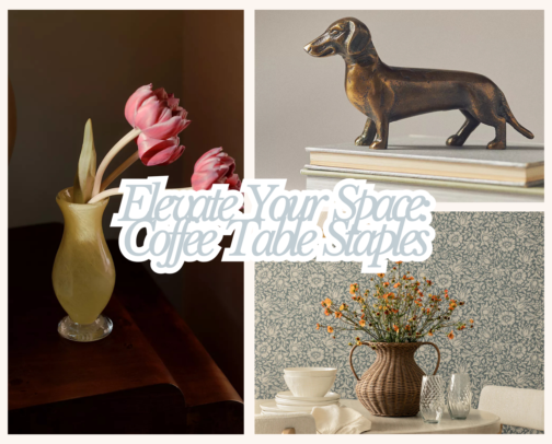 🥃 Elevate Your Space: Coffee Table Staples cover photo collage