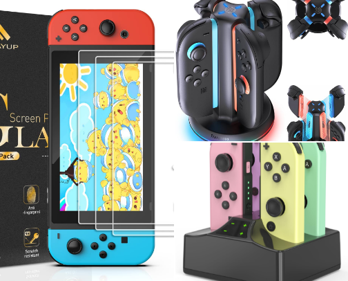 My favorite Nintendo Switch Accessories cover photo collage