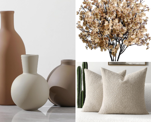 Now trending: Mocha Mousse home decor🤎✨ cover photo collage