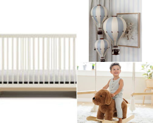 Nursery & Baby Must-Haves: Cribs, Dressers, Decor & Gifts cover photo collage