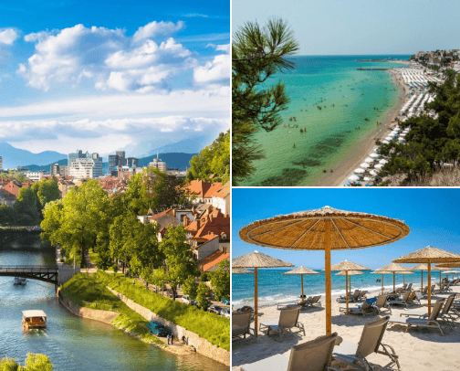 I love traveling cover photo collage
