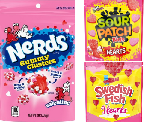 Valentines Candy Salad cover photo collage