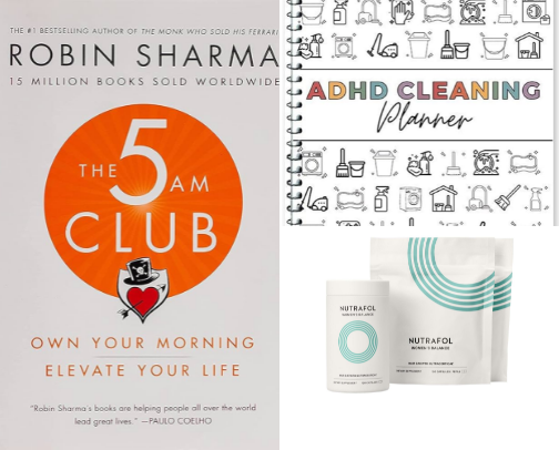 THE MID-LIFE GLOW-UP: Essentials for reinvention and mindset shifts after 40! cover photo collage