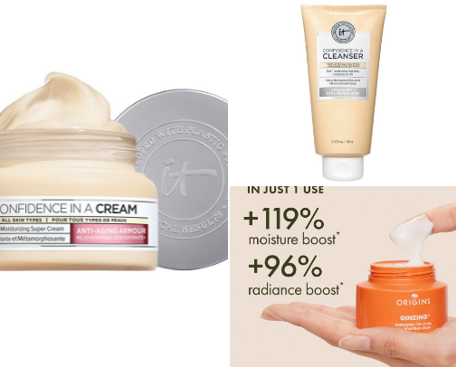 Absolute favorite face products I can’t live without! cover photo collage
