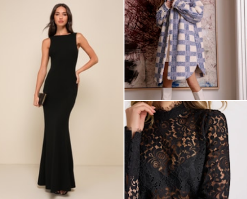 Clean fits, dreamy designs, and that perfect Lulus aesthetic 🤍 cover photo collage