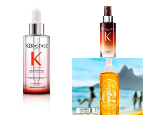 hair care cover photo collage
