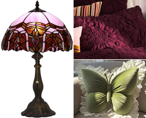 Cozy Burgundy & Sage Green Bedroom Decor ⭐ cover photo collage