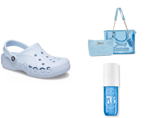 Blue Gift Basket cover photo collage