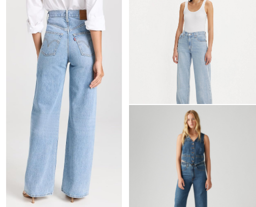 Levi's For Woman👖 cover photo collage