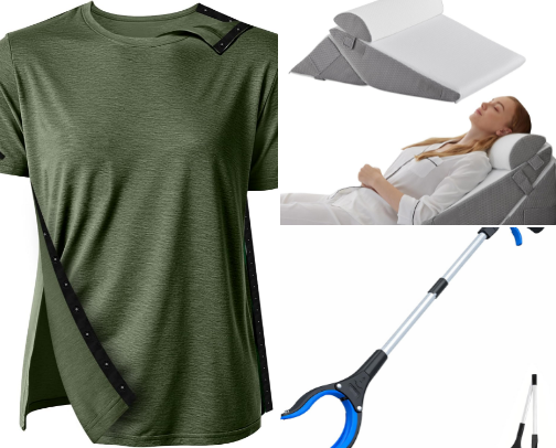 Shoulder surgery must haves cover photo collage