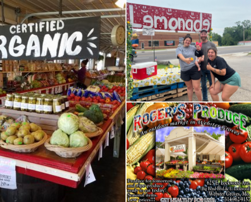 Produce Stands I ❤️ cover photo collage