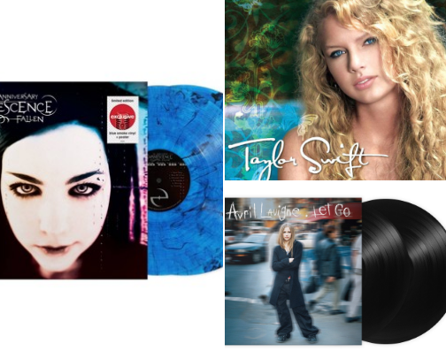 2000/2010s Nostalgic Records cover photo collage