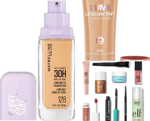 Favorite Drug Store Makeup cover photo collage