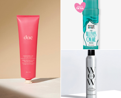 My Favorite Slicked Back Hair Products cover photo collage
