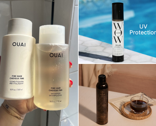 Vanilla girl hair essentials for healthy dreamy hair cover photo collage