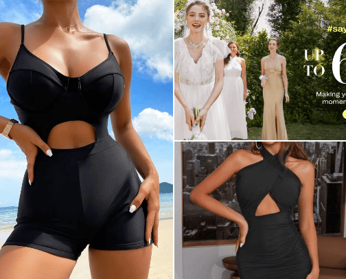 Summer/Vacation SHEIN finds cover photo collage