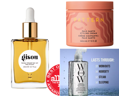 Hair products cover photo collage