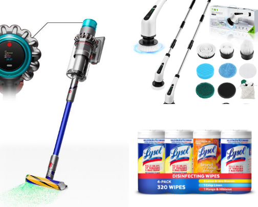 Clean + Reset Essentials | Quick Home Cleaning Routine, Daily Reset Products, Easy Cleaning Hacks cover photo collage