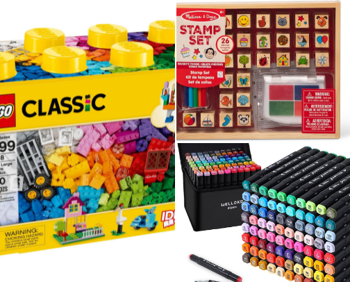 Elementary Art Free Choice Activities cover photo collage