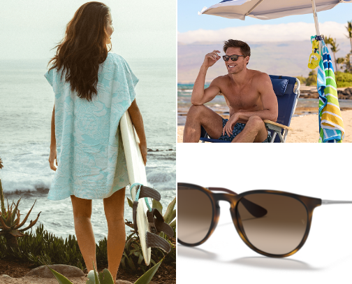 A Day at the Beach ☀️ cover photo collage