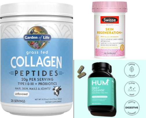 Best Skin Health Vitamins — Glow, Hydrate & Strengthen From Within 🌸 cover photo collage