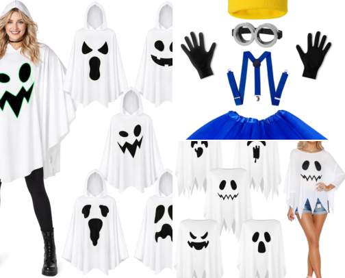 Costume Ideas for Budget-Friendly Family Fun cover photo collage