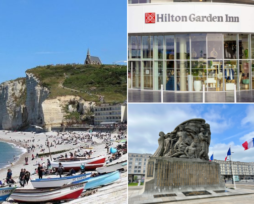 Le Havre, France: Modern Sights, Seaside Stops, Easy Stays cover photo collage