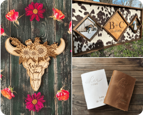 Western Wedding 🥰 cover photo collage