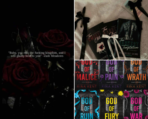 Spicy booktok recs 🔥📖 cover photo collage